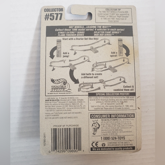 Hot Wheels Sheriff Patrol, Propper Chopper, Police Cruiser, Fire-Eater Qty 4 - Picture 7 of 9